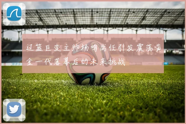 辽篮巨变主帅杨鸣离任引发震荡黄金一代落幕后的未来挑战